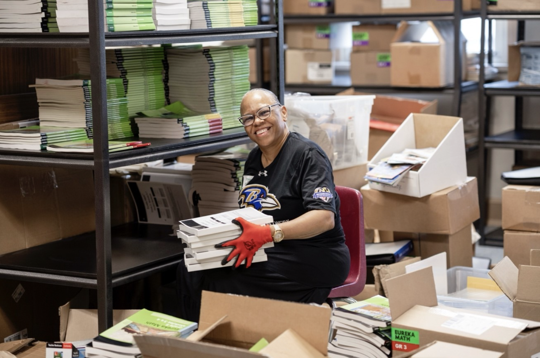 Packing books resource distribution